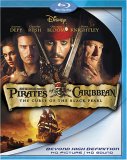 Pirates of the Caribbean - The Curse of the Black Pearl [Blu-ray] dvd cover art