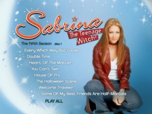 Sabrina The Teenage Witch Season 5 - DVD Menu