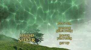 Legend of the Seeker Season 1 - DVD Menu