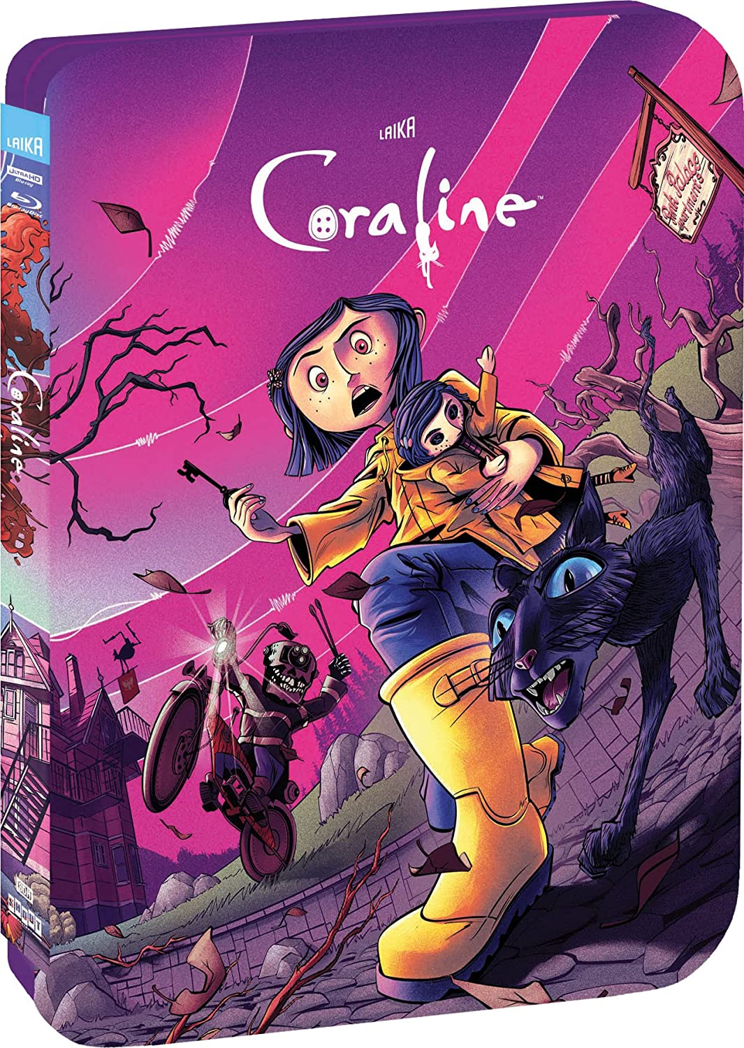 Coraline Poster, The Nightmare Before Christmas PNG - Doomsvg